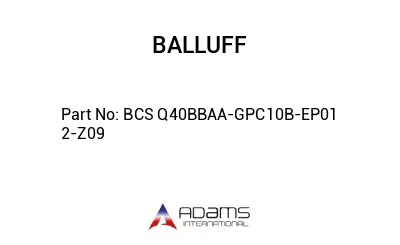 BCS Q40BBAA-GPC10B-EP01	2-Z09								