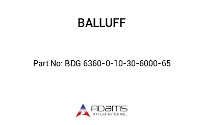 BDG 6360-0-10-30-6000-65									