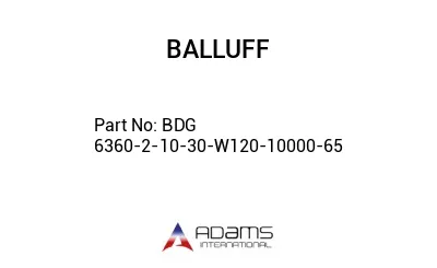 BDG 6360-2-10-30-W120-10000-65									