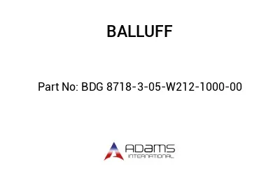 BDG 8718-3-05-W212-1000-00									